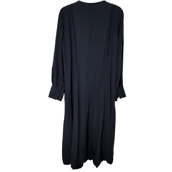 Ulla Johnson Asilia Maxi Dress Women 8 Black Minimalist Capsule Wardrobe No Belt - Picture 4 of 12